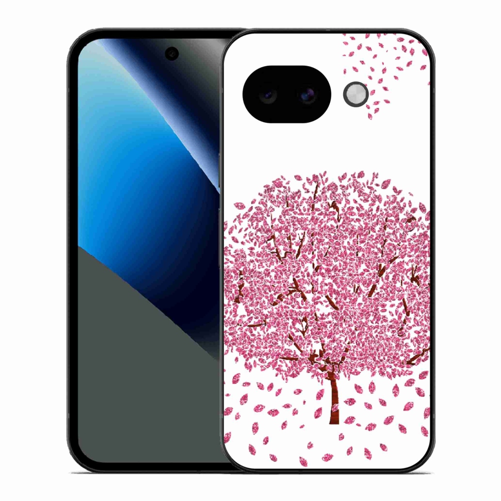 Gelový kryt mmCase na Google Pixel 10a - kreslený strom s listy