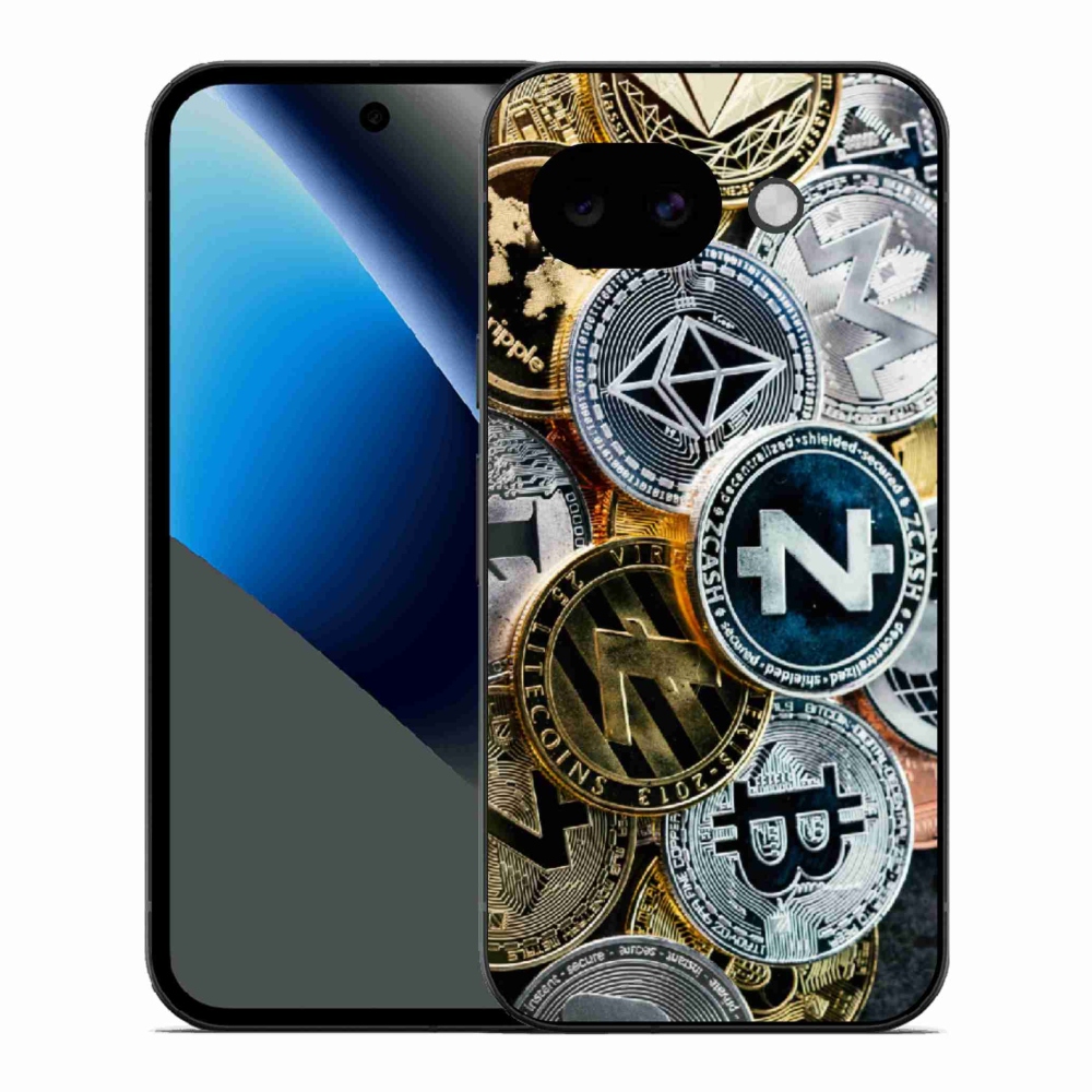 Gelový kryt mmCase na Google Pixel 10a - kryptoměny