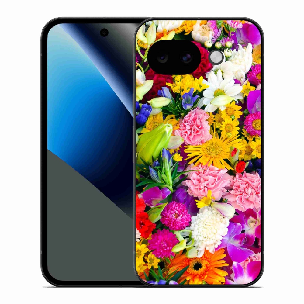 Gelový kryt mmCase na Google Pixel 10a - květiny 12