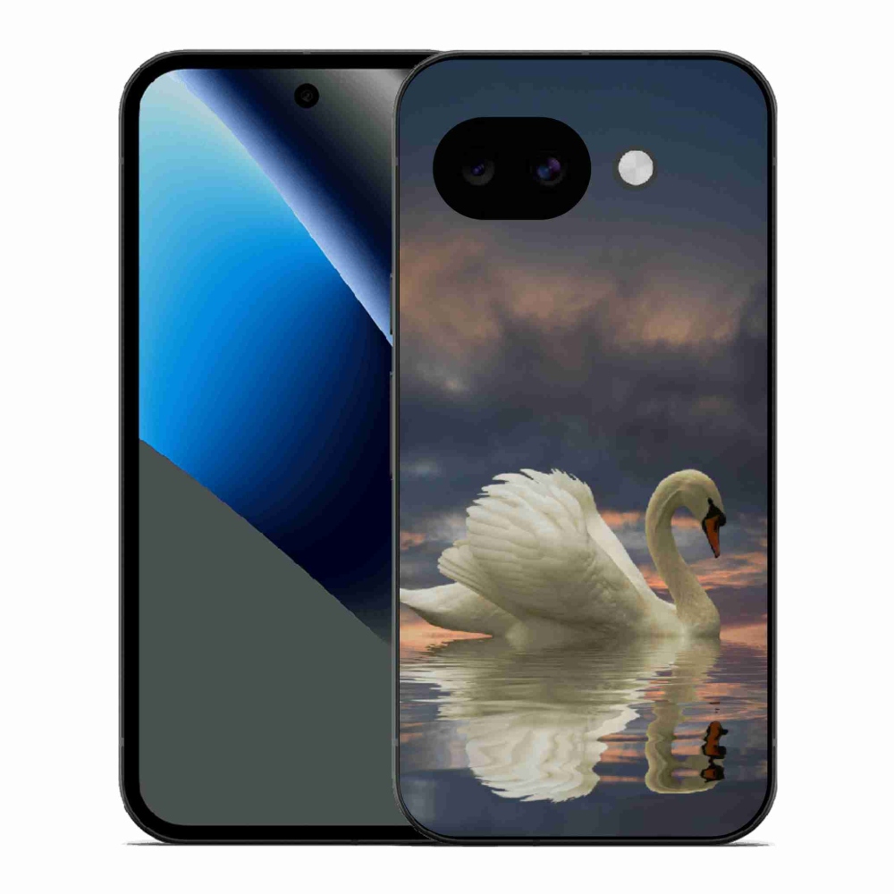 Gelový kryt mmCase na Google Pixel 10a - labuť