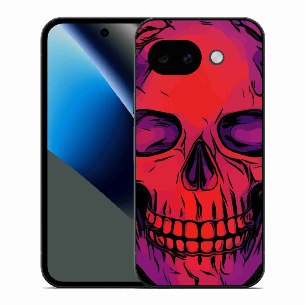 Gelový kryt mmCase na Google Pixel 10a - lebka