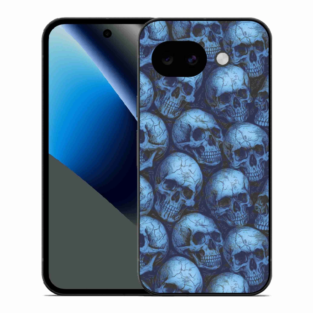 Gelový kryt mmCase na Google Pixel 10a - lebky