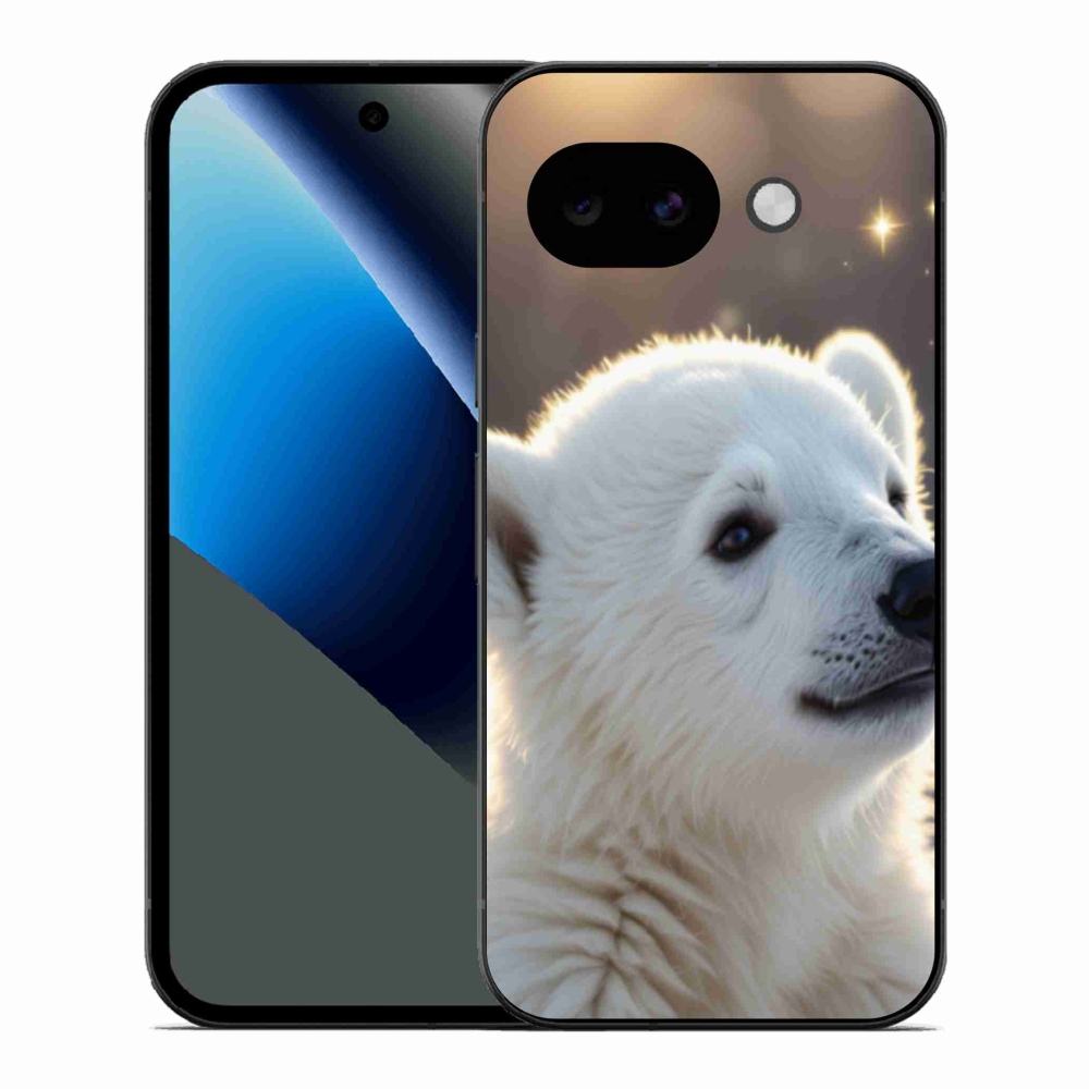 Gelový kryt mmCase na Google Pixel 10a - lední medvěd