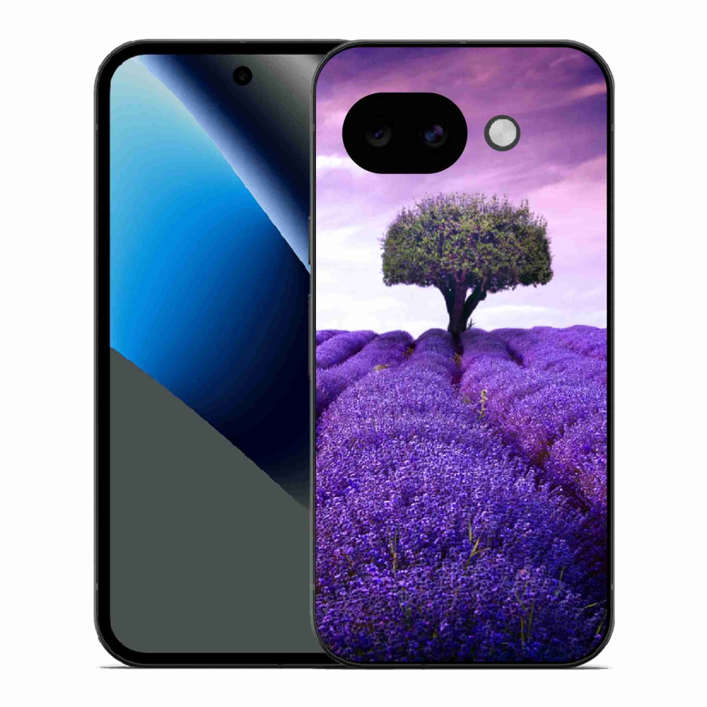 Gelový kryt mmCase na Google Pixel 10a - levandulová louka
