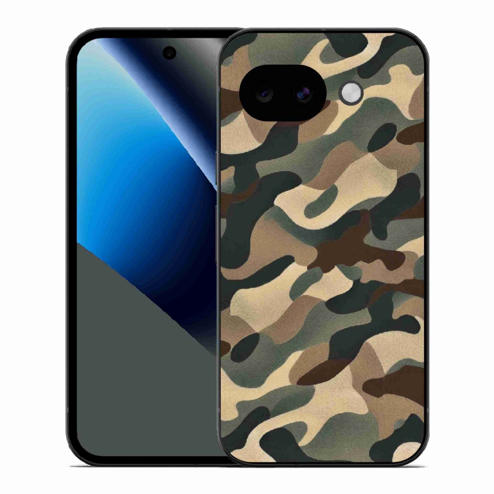 Gelový kryt mmCase na Google Pixel 10a - maskáčový vzor 11