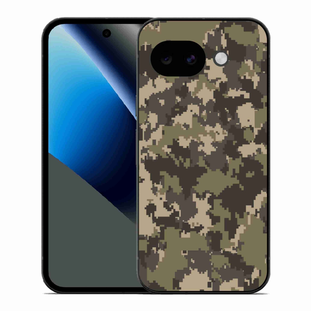 Gelový kryt mmCase na Google Pixel 10a - maskáčový vzor 12