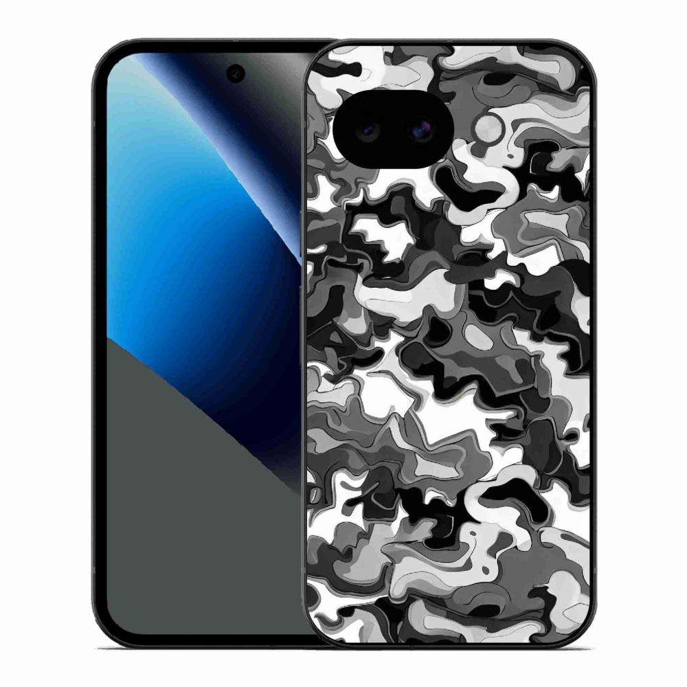 Gelový kryt mmCase na Google Pixel 10a - maskáčový vzor 3