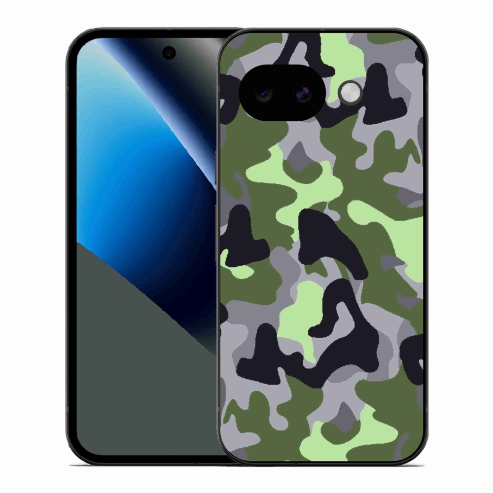 Gelový kryt mmCase na Google Pixel 10a - maskáčový vzor 7