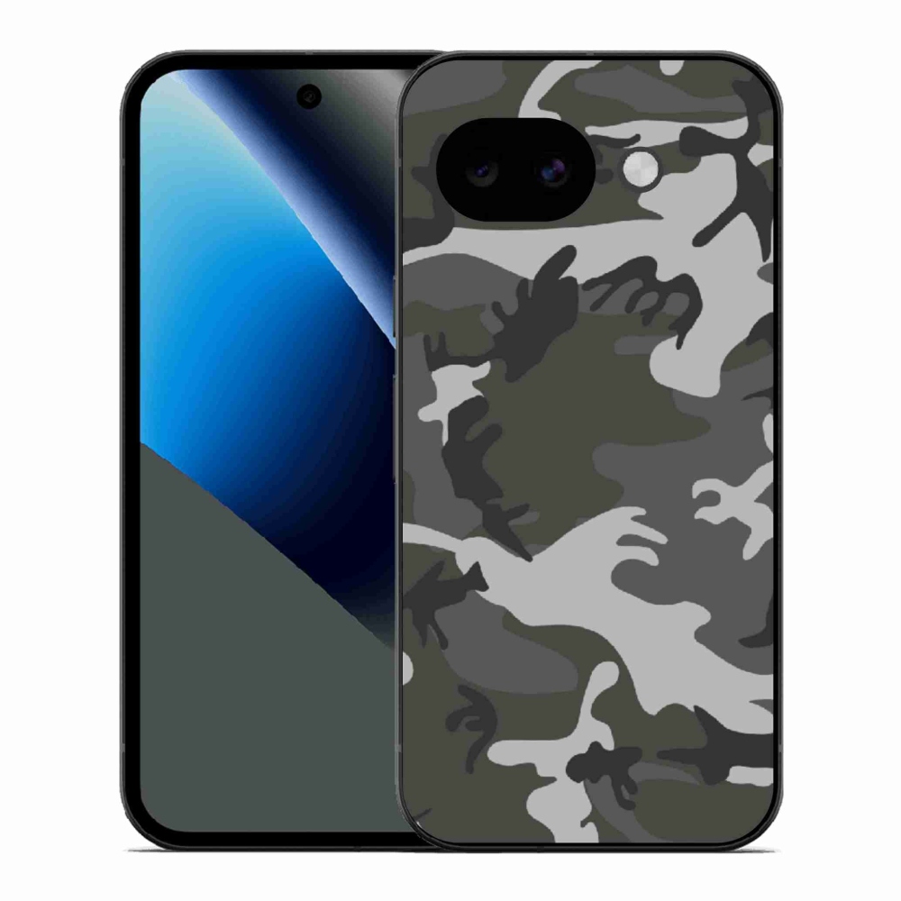 Gelový kryt mmCase na Google Pixel 10a - maskáčový vzor