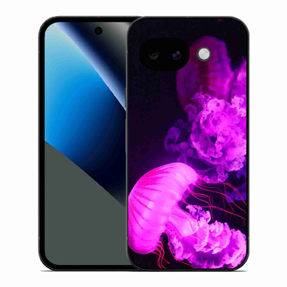 Gelový kryt mmCase na Google Pixel 10a - medúza 1