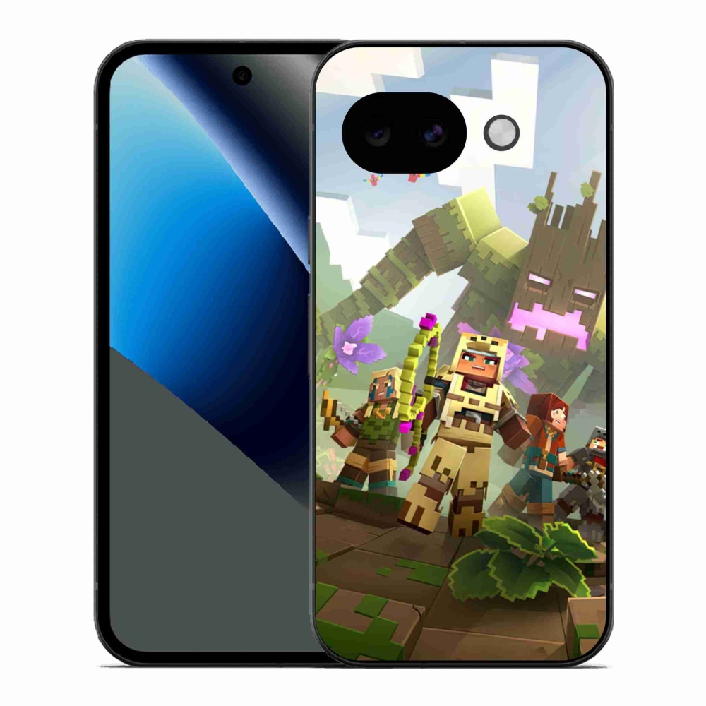 Gelový kryt mmCase na Google Pixel 10a - minecraft 1