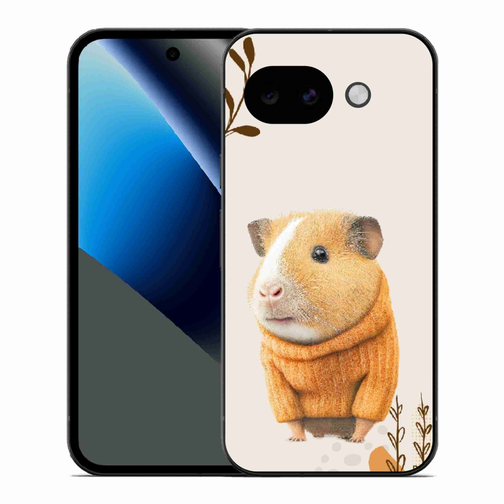 Gelový kryt mmCase na Google Pixel 10a - morče ve svetru