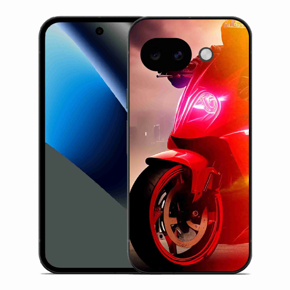 Gelový kryt mmCase na Google Pixel 10a - motorka