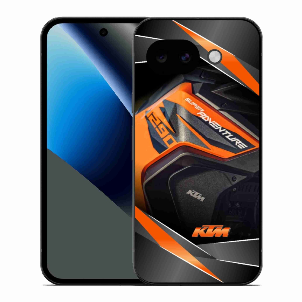 Gelový kryt mmCase na Google Pixel 10a - motorka ktm