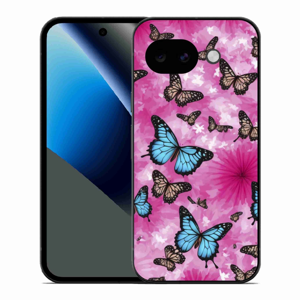 Gelový kryt mmCase na Google Pixel 10a - motýlí zahrada