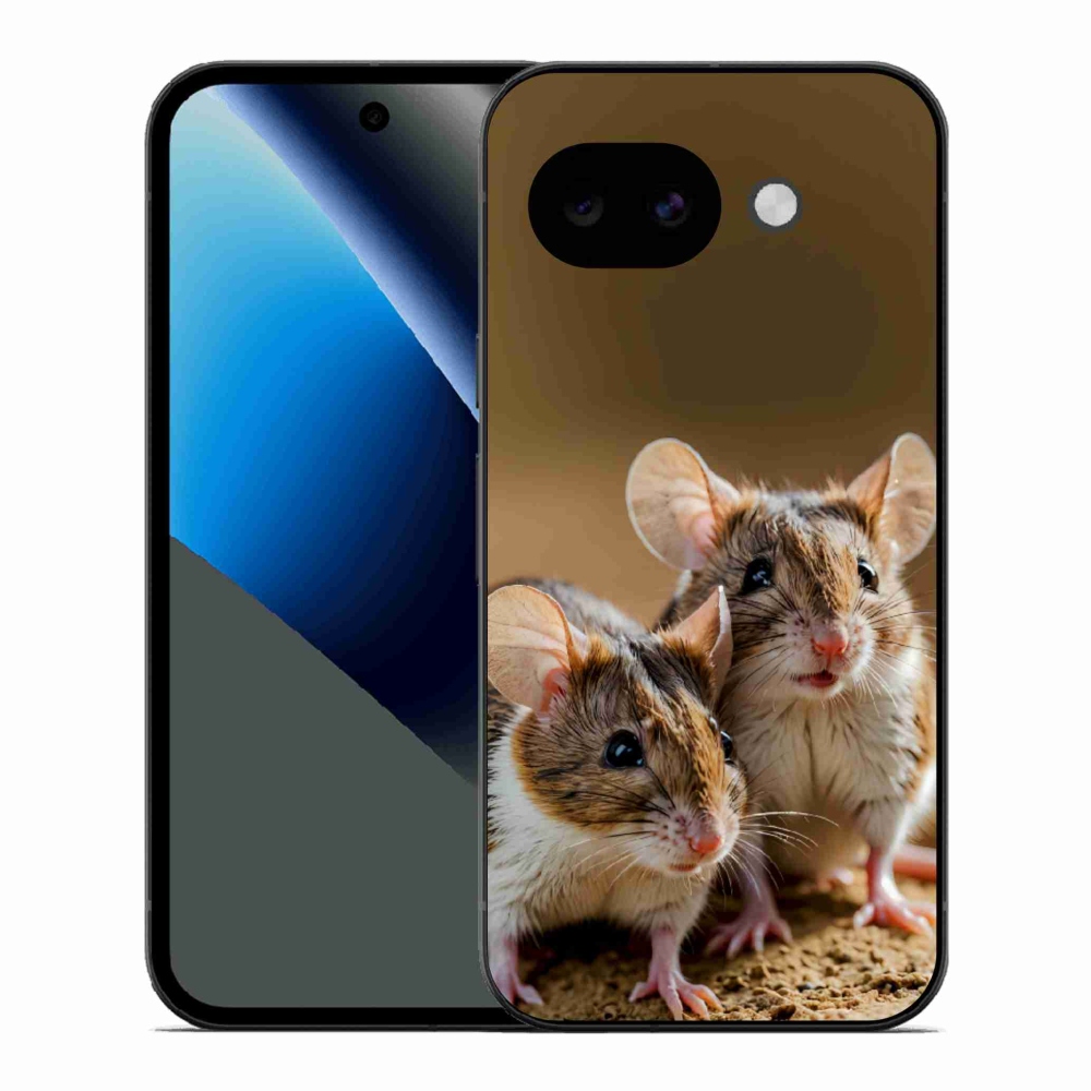 Gelový kryt mmCase na Google Pixel 10a - myší duo