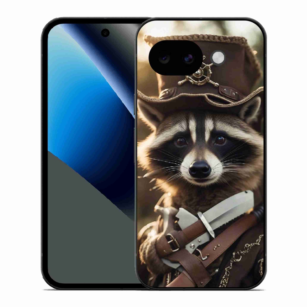 Gelový kryt mmCase na Google Pixel 10a - mýval v uniformě
