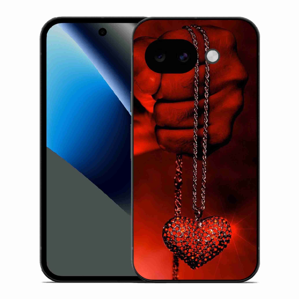 Gelový kryt mmCase na Google Pixel 10a - náhrdelník