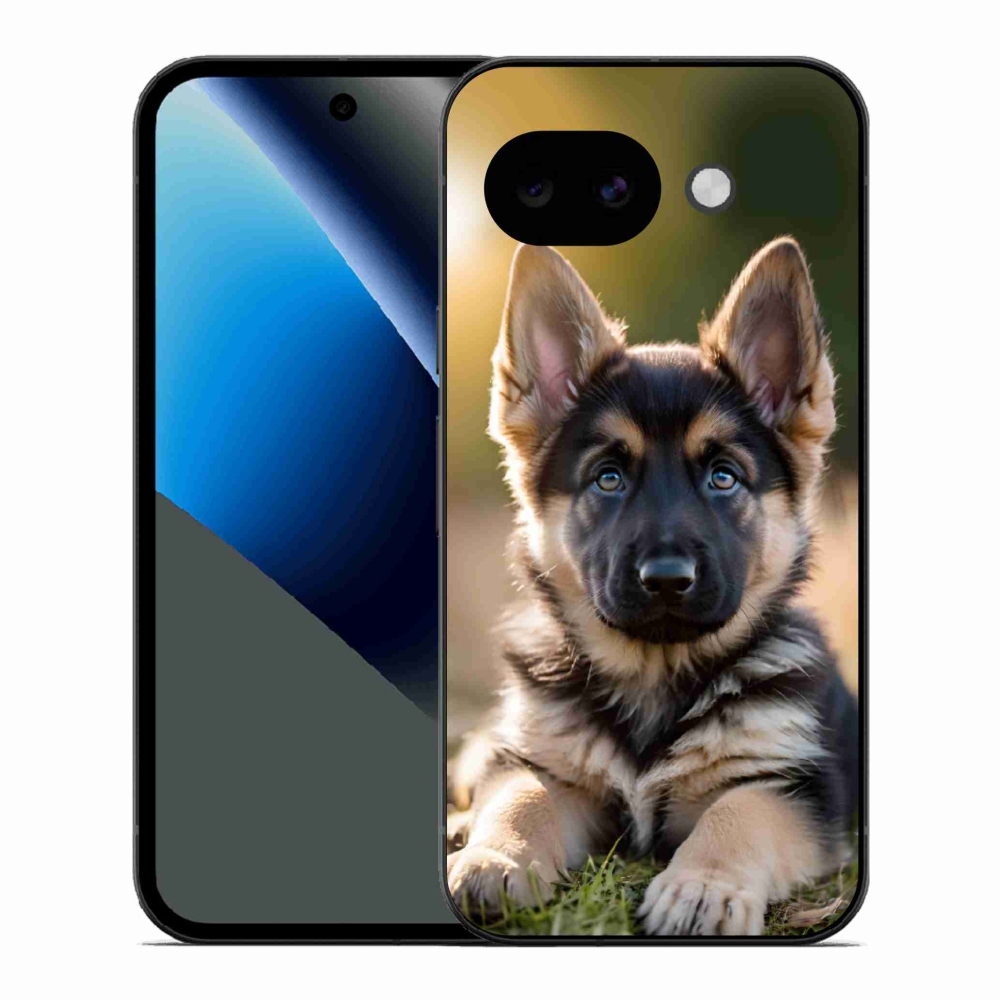 Gelový kryt mmCase na Google Pixel 10a - německý ovčák v přírodě