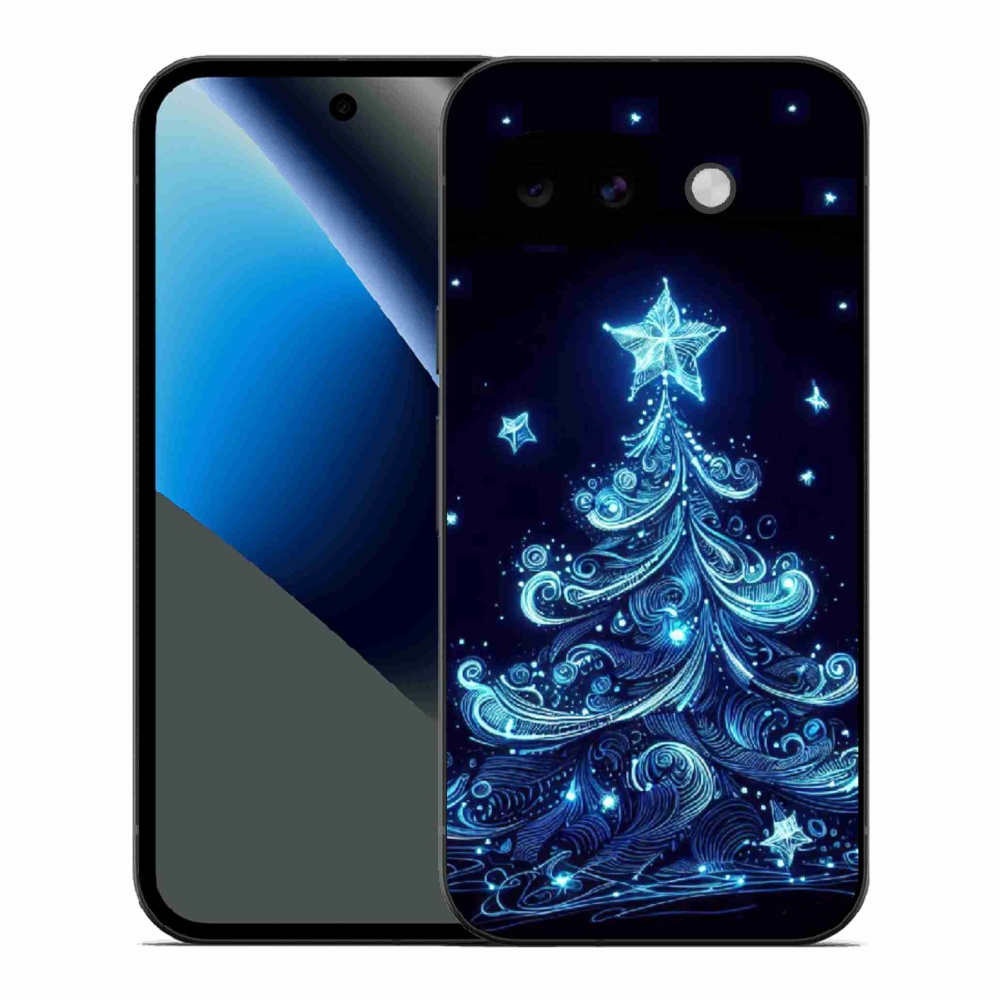 Gelový kryt mmCase na Google Pixel 10a - neonový vánoční stromek 4
