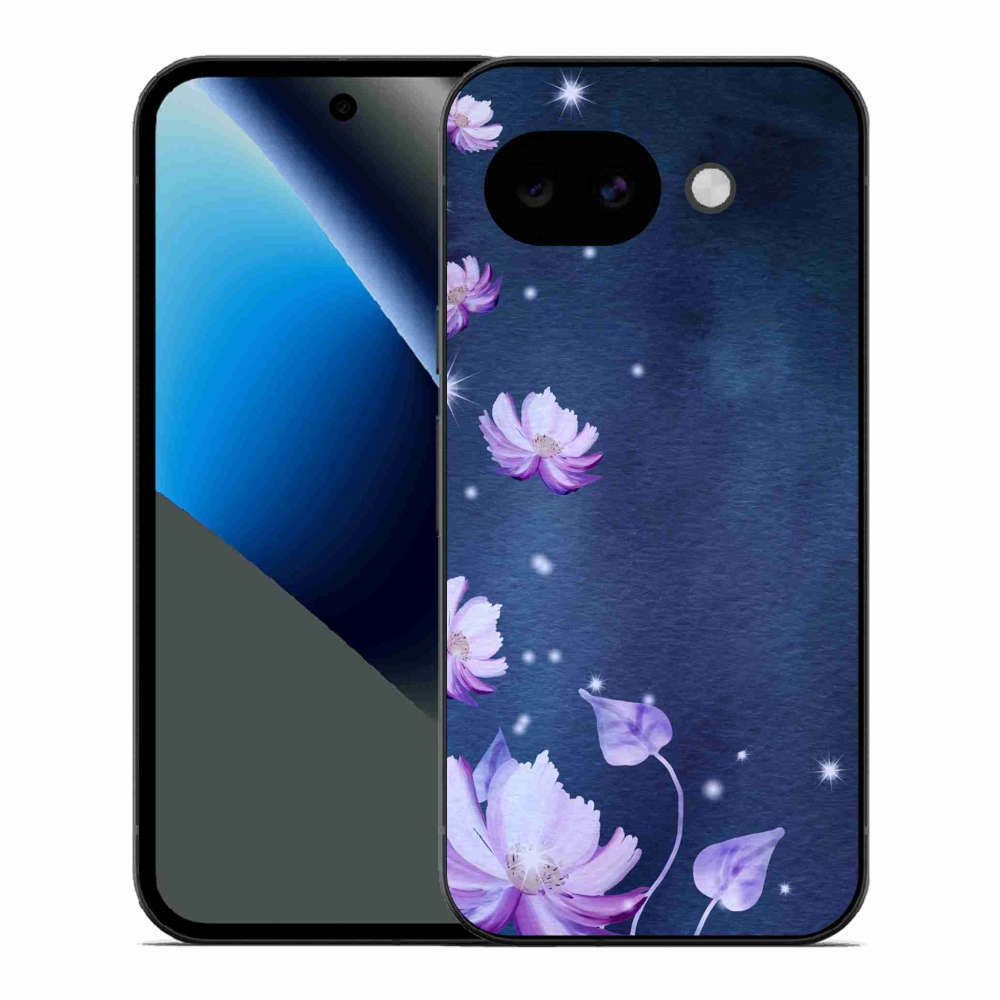 Gelový kryt mmCase na Google Pixel 10a - padající květy