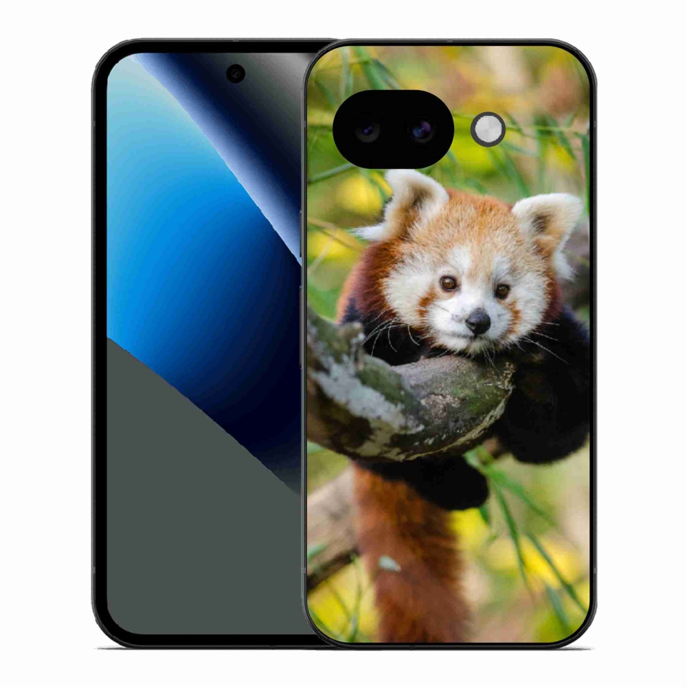 Gelový kryt mmCase na Google Pixel 10a - panda červená