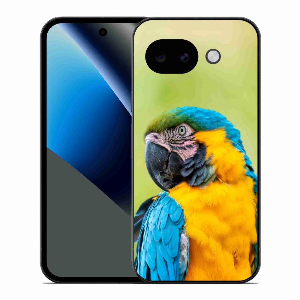 Gelový kryt mmCase na Google Pixel 10a - papoušek ara 2
