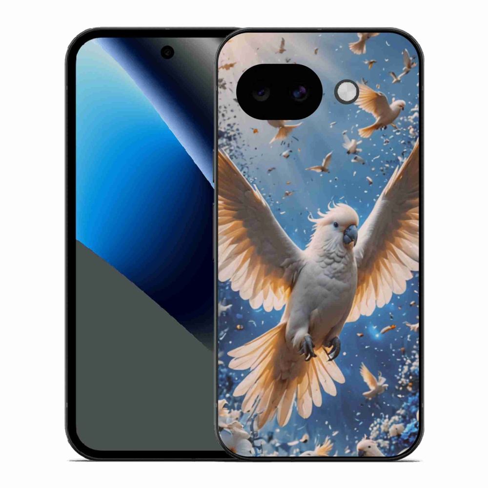 Gelový kryt mmCase na Google Pixel 10a - papoušek kakadu