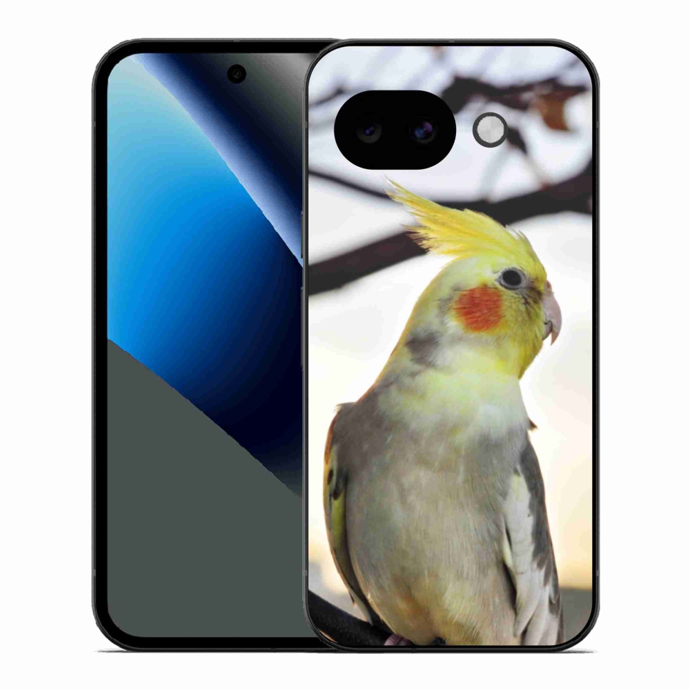Gelový kryt mmCase na Google Pixel 10a - papoušek korela