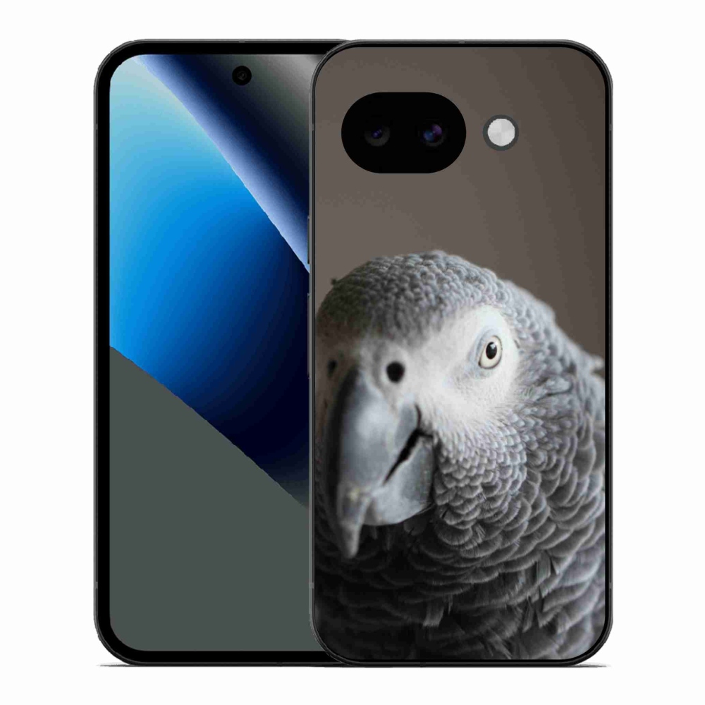 Gelový kryt mmCase na Google Pixel 10a - papoušek žako 2