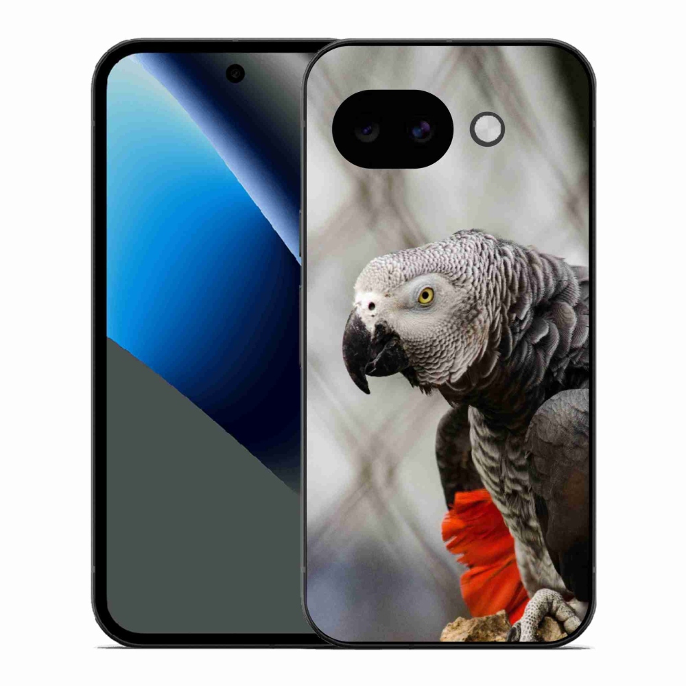 Gelový kryt mmCase na Google Pixel 10a - papoušek žako 3