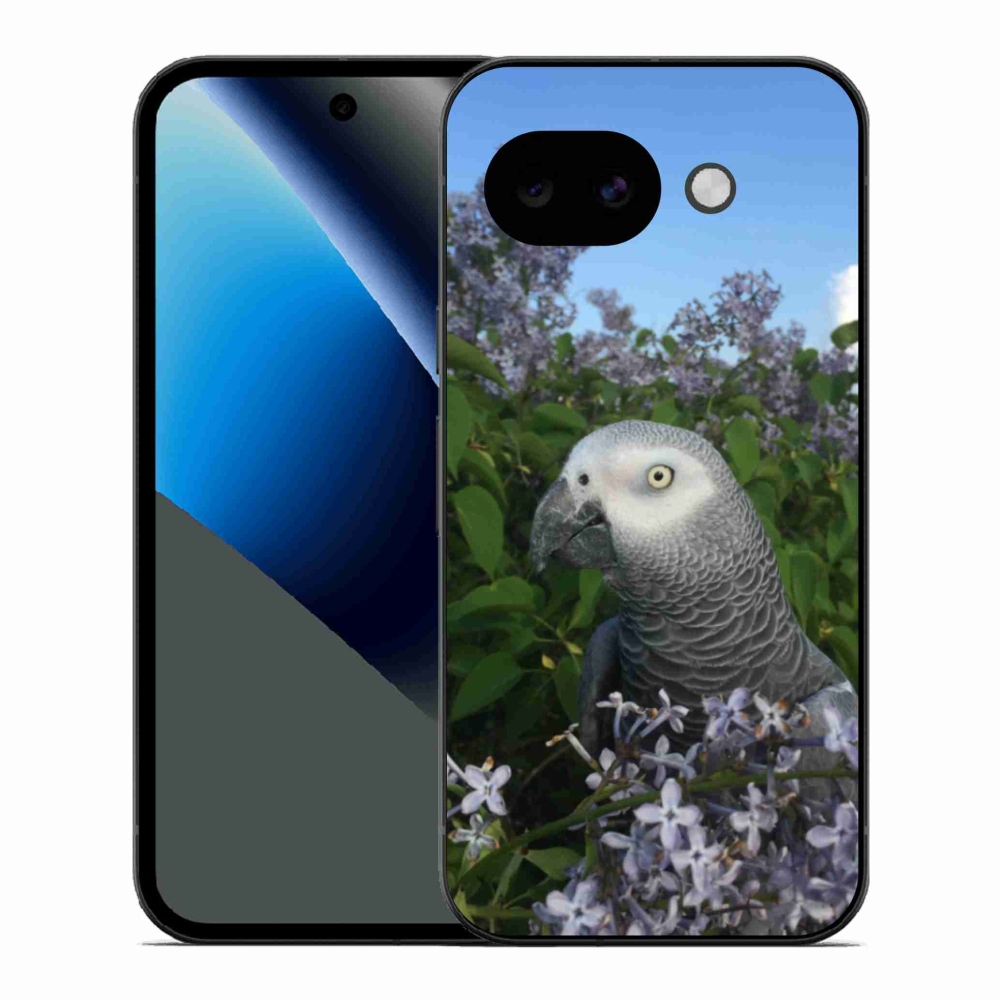 Gelový kryt mmCase na Google Pixel 10a - papoušek žako