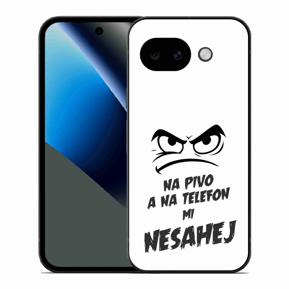 Gelový kryt mmCase na Google Pixel 10a - pivní motiv 2 bílé pozadí