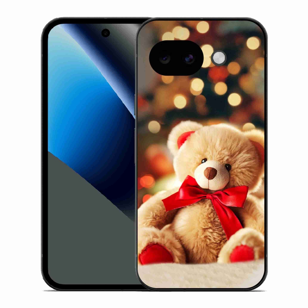 Gelový kryt mmCase na Google Pixel 10a - plyšový medvídek