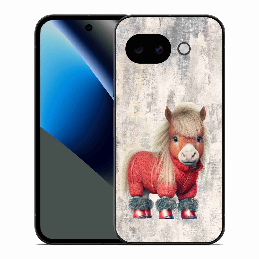 Gelový kryt mmCase na Google Pixel 10a - poník ve svetru