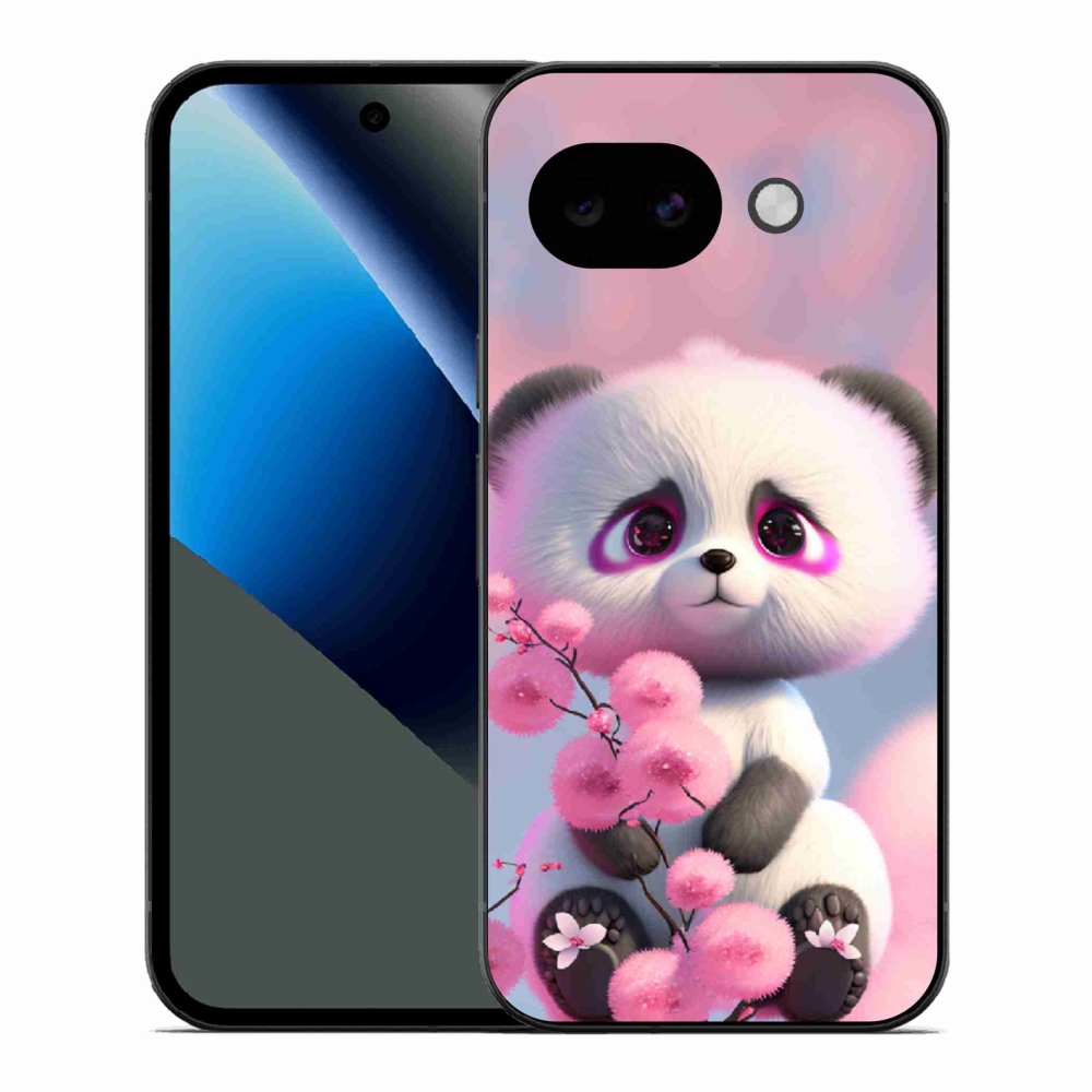 Gelový kryt mmCase na Google Pixel 10a - roztomilá panda 1