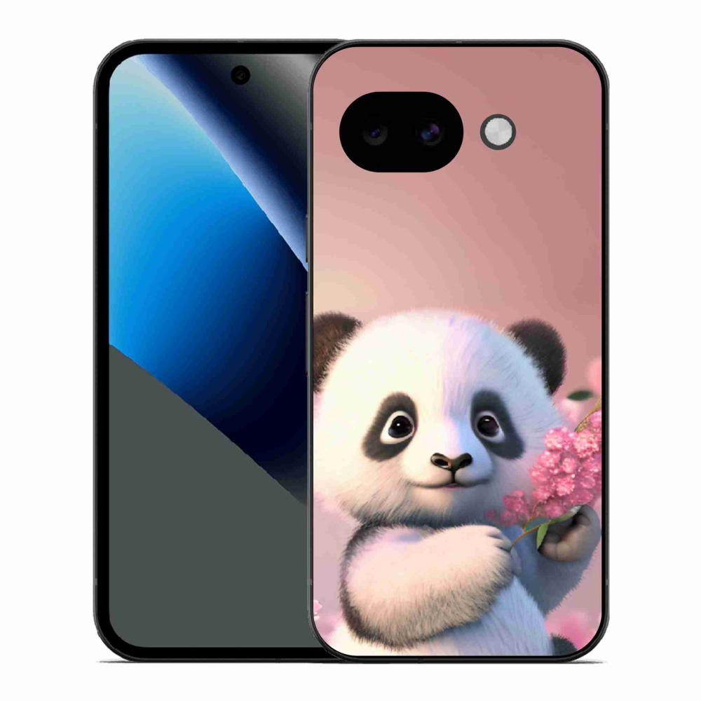 Gelový kryt mmCase na Google Pixel 10a - roztomilá panda