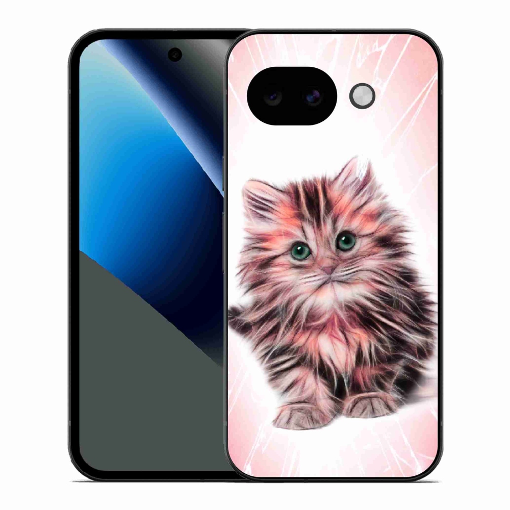 Gelový kryt mmCase na Google Pixel 10a - roztomilé kotě