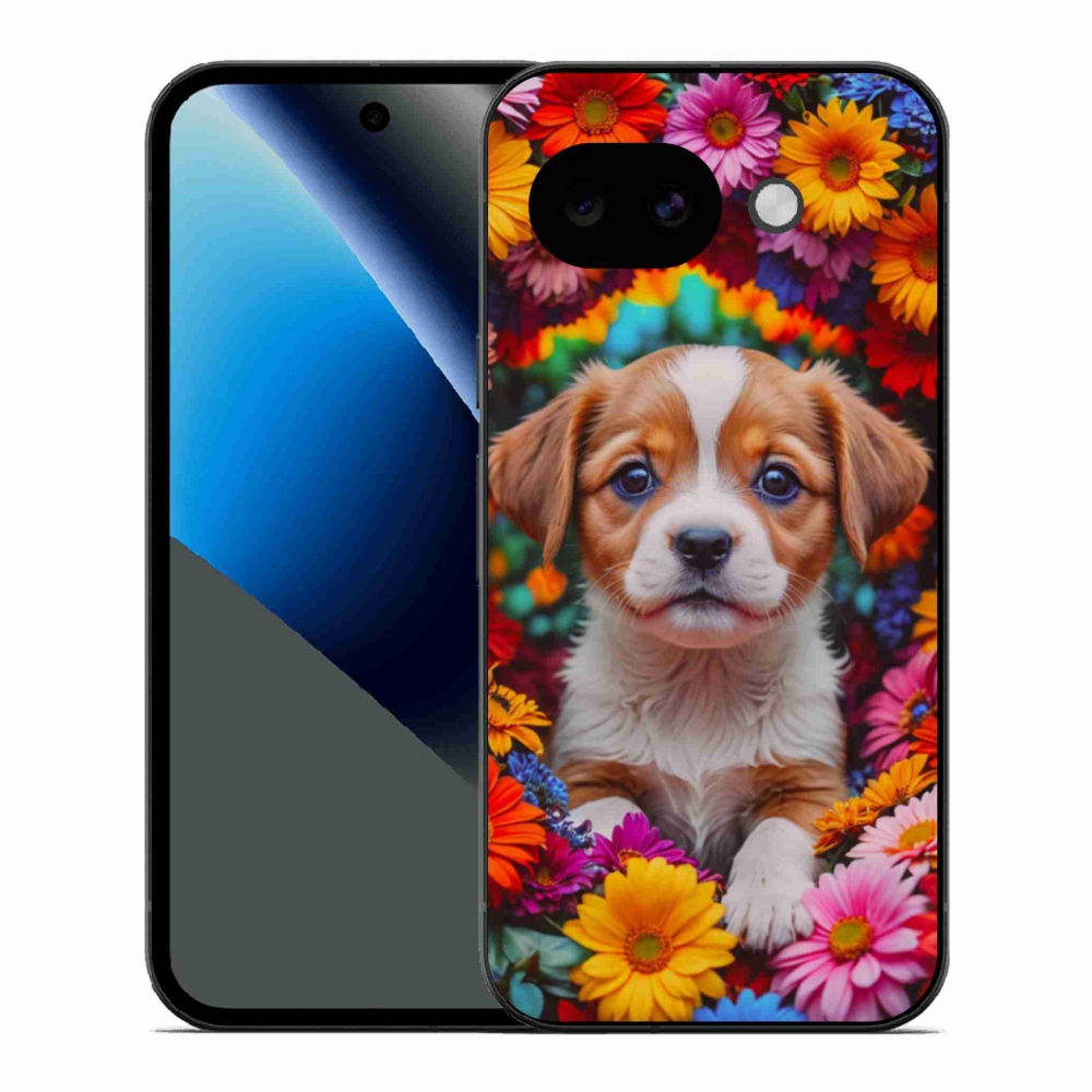 Gelový kryt mmCase na Google Pixel 10a - roztomilé štěně