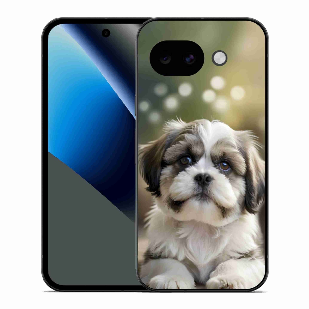 Gelový kryt mmCase na Google Pixel 10a - roztomilý shih-tzu