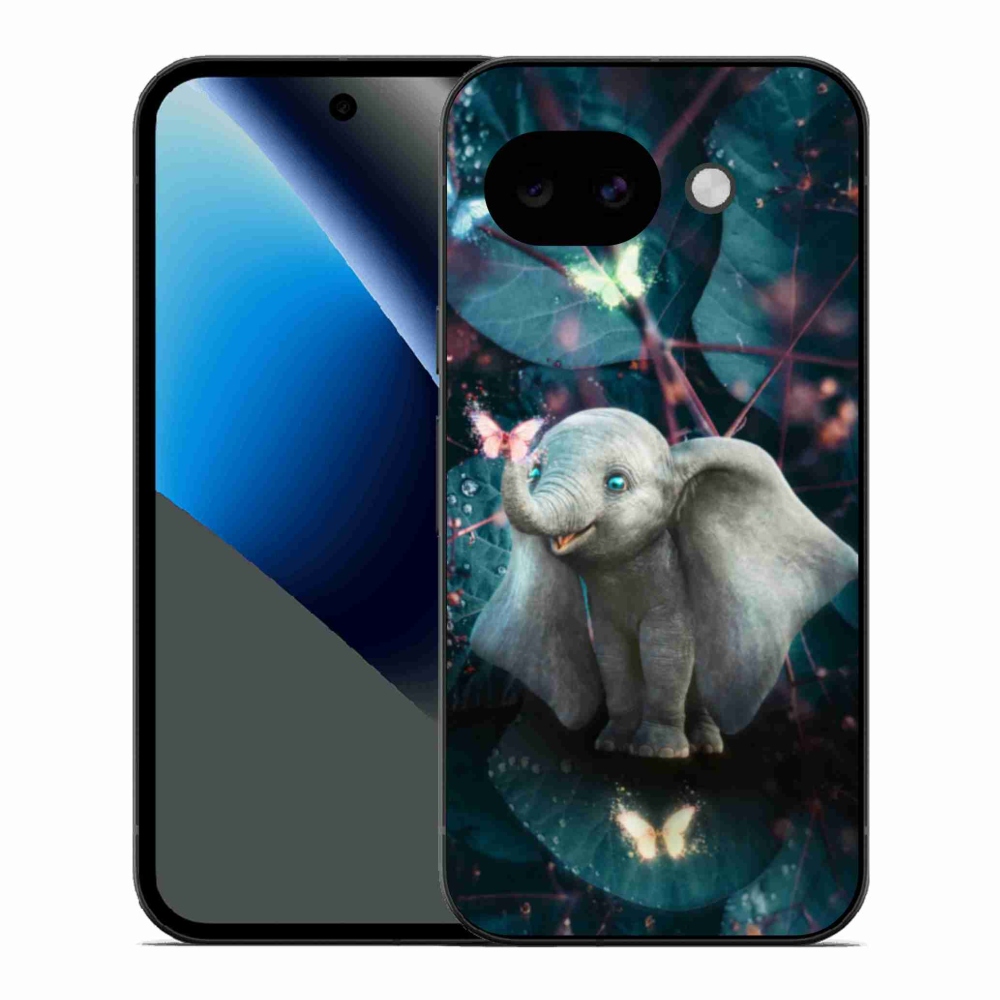 Gelový kryt mmCase na Google Pixel 10a - roztomilý slon