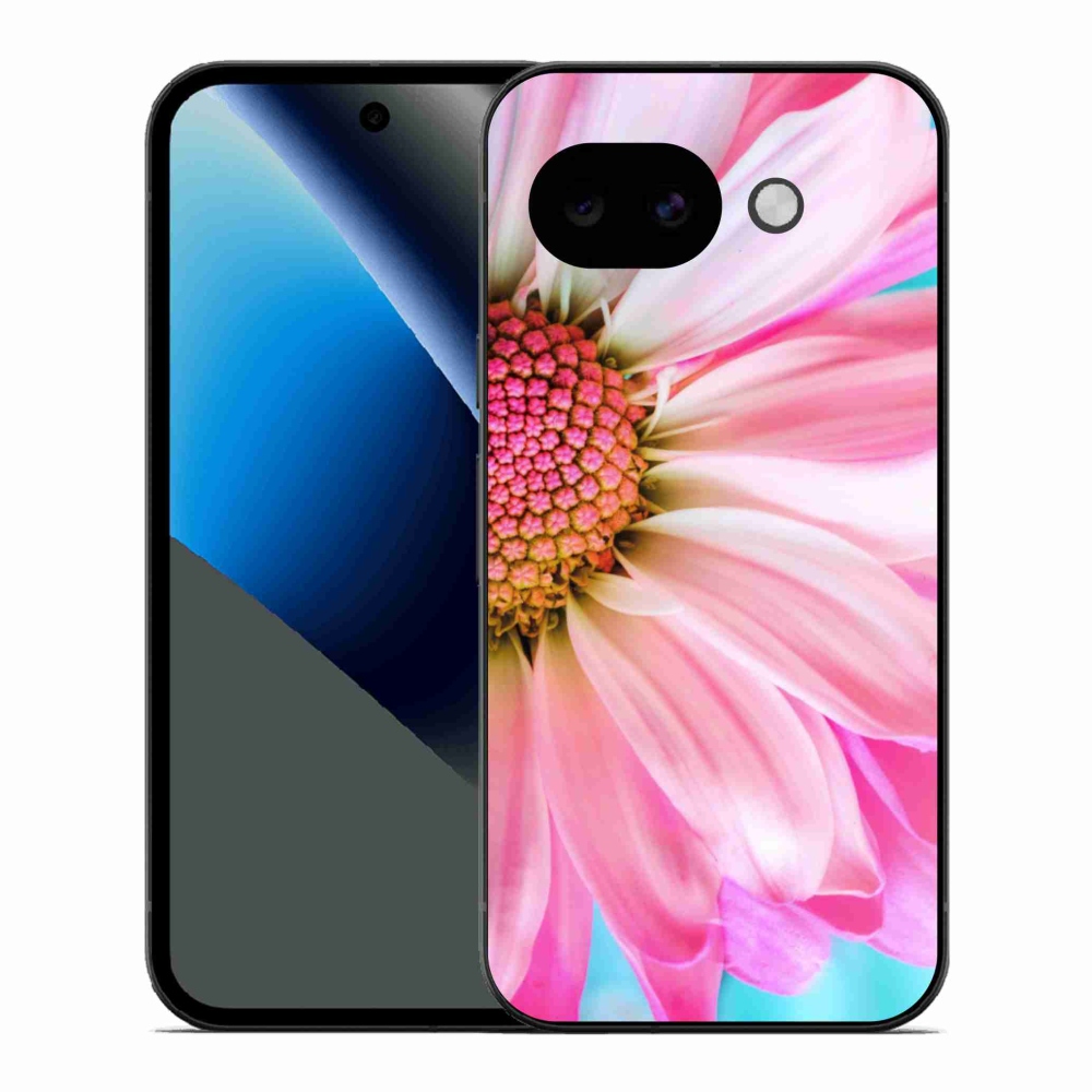 Gelový kryt mmCase na Google Pixel 10a - růžová květina