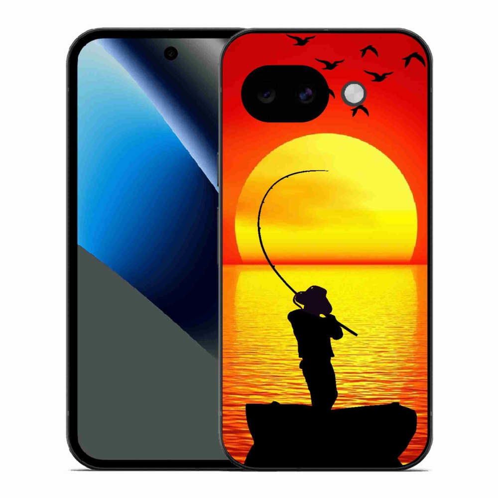 Gelový kryt mmCase na Google Pixel 10a - rybaření