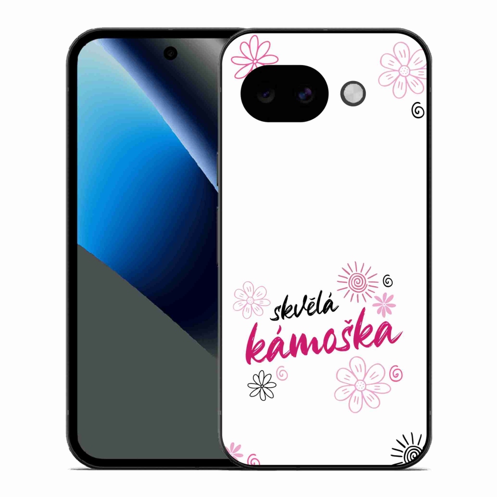 Gelový kryt mmCase na Google Pixel 10a - skvělá kámoška bílé pozadí