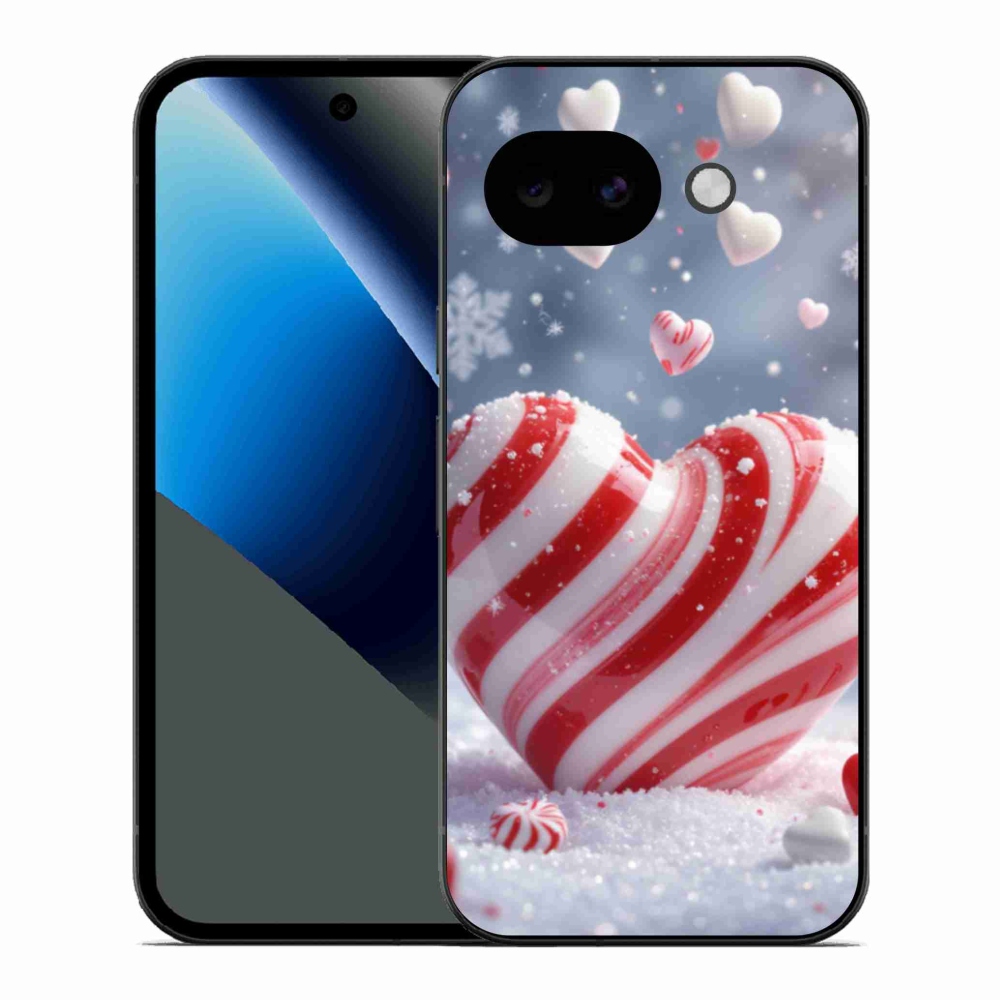 Gelový kryt mmCase na Google Pixel 10a - sladké srdce