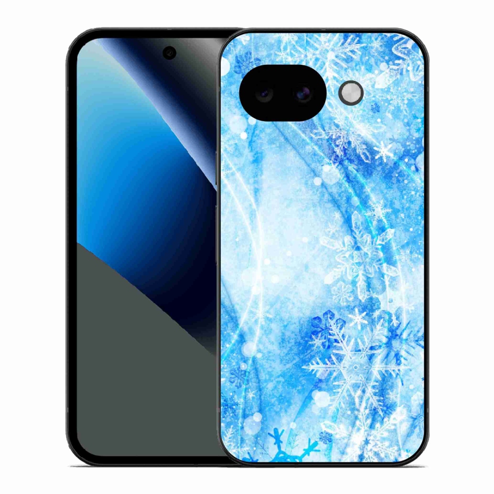 Gelový kryt mmCase na Google Pixel 10a - sněhové vločky