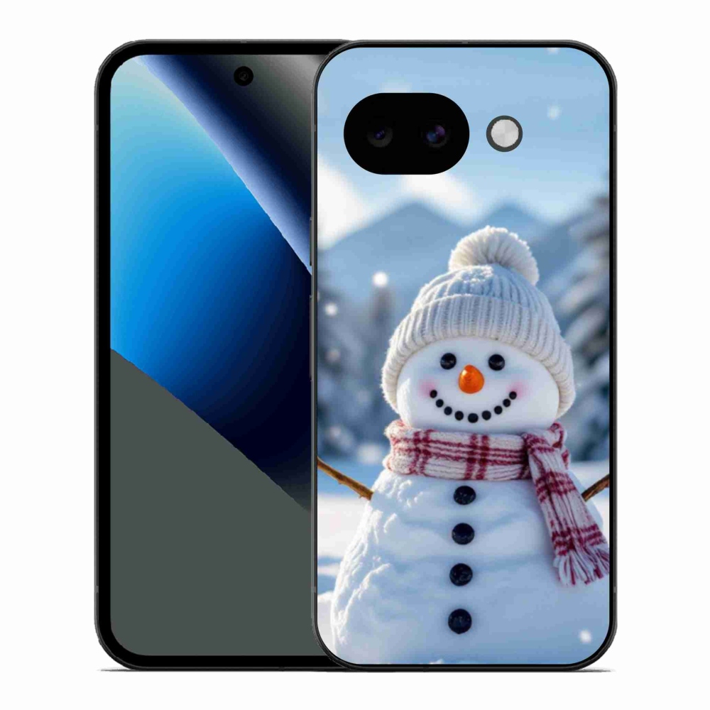 Gelový kryt mmCase na Google Pixel 10a - sněhulák 3