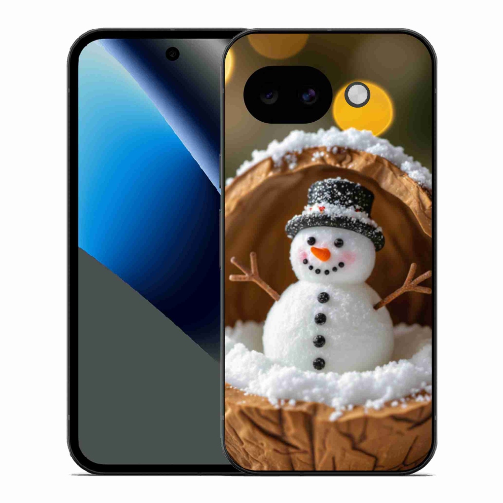 Gelový kryt mmCase na Google Pixel 10a - sněhulák 4