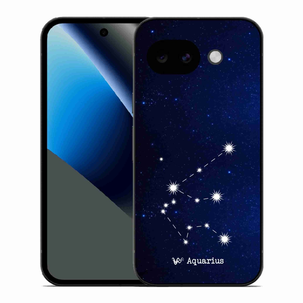 Gelový kryt mmCase na Google Pixel 10a - souhvězdí Vodnáře