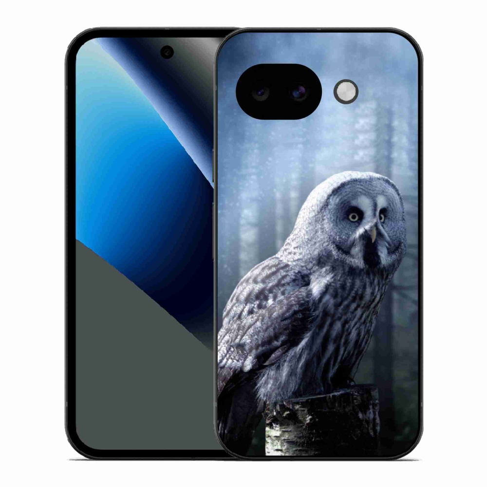 Gelový kryt mmCase na Google Pixel 10a - sova